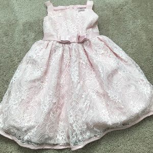 Toddler girls sleeveless pink dress
